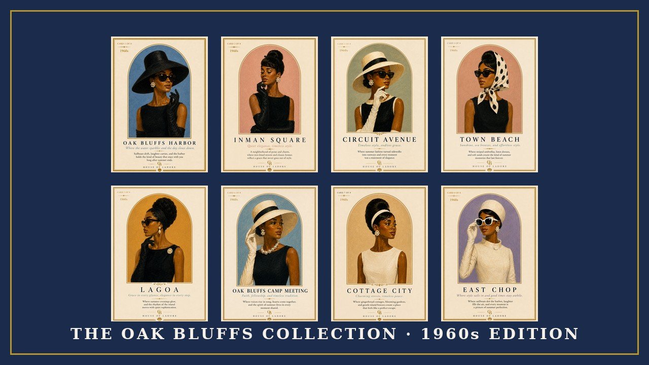 The Oak Bluffs Collection · 1960s Edition — Boxed Set of Eight